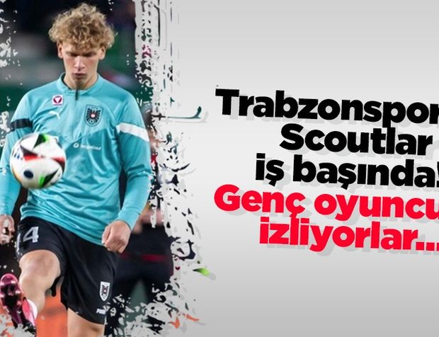 Trabzonspor’da Scoutlar iş başında! Genç oyuncuyu izliyorlar…
