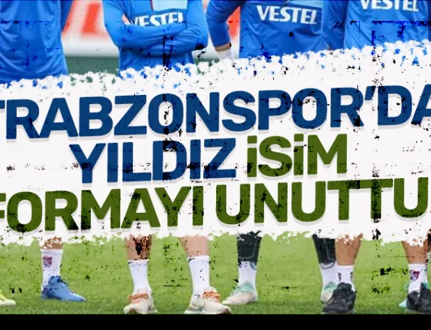 Trabzonsporlu yıldız formayı unuttu!