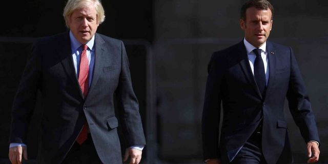 İngiltere Başbakanı Johnson ile Fransa Cumhurbaşkanı Macron görüştü