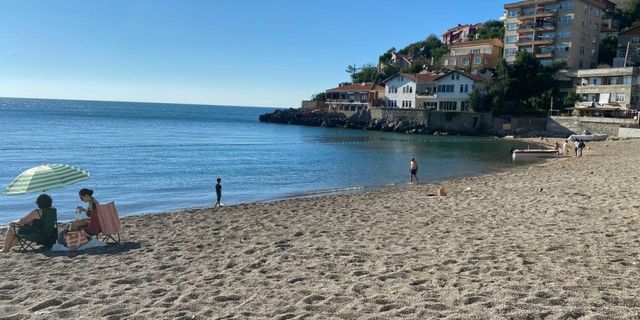 Zonguldak'ta bir plajda denize girişler iki gün yasaklandı