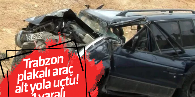 Arnavutköy’de feci kaza! Bariyerleri aşıp alt yola uçtu