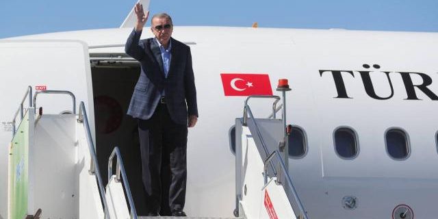 Cumhurbaşkanı Erdoğan havalimanı açılışı için Azerbaycan'a gitti