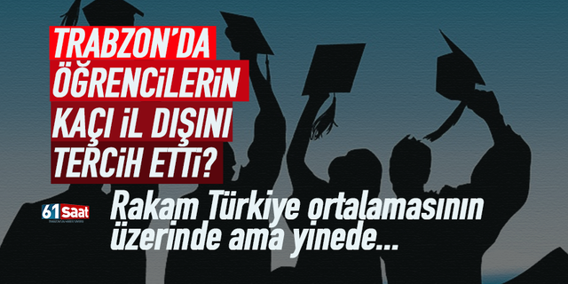 Trabzon'da üniversite çağındaki öğrencilerin tercihi belli oldu...