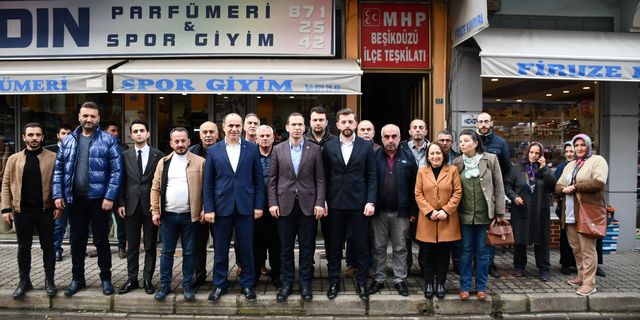 AK Parti Trabzon Milletvekili Salih Cora, Beşikdüzü’nden 14 Mayıs mesajı verdi