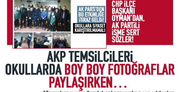 Trabzon'da CHP ile AK Parti arasında okula siyaset sokma polemiği...