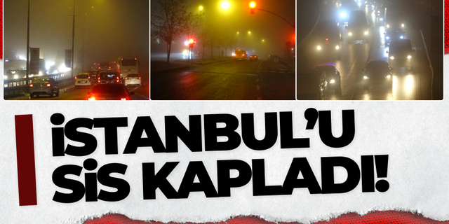 İstanbul'u sis etkisi altına aldı