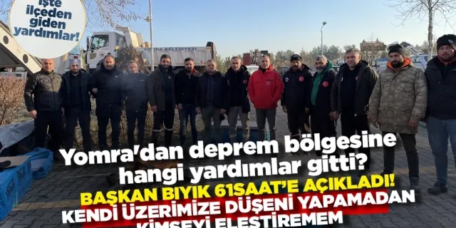 Yomra Belediye Başkanı Mustafa Bıyık: Kendi üzerimize düşeni yapamadan kimseyi eleştiremem