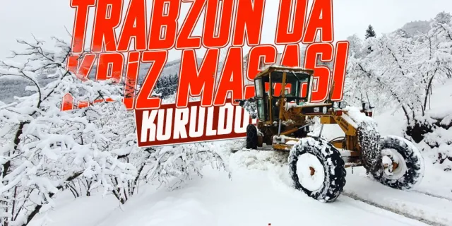 Trabzon Ortahisar'da tüm yollar ulaşıma açıldı!