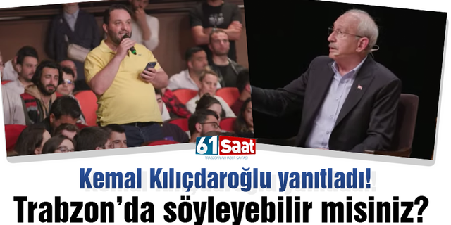Kemal Kılıçdaroğlu yanıtladı! Trabzon'da Demirtaş'a özgürlük isteyebilir mi?