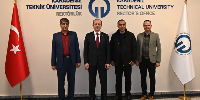 KTÜ Rektörü Prof. Dr. Hamdullah Çuvalcı, İran heyetini ağırladı
