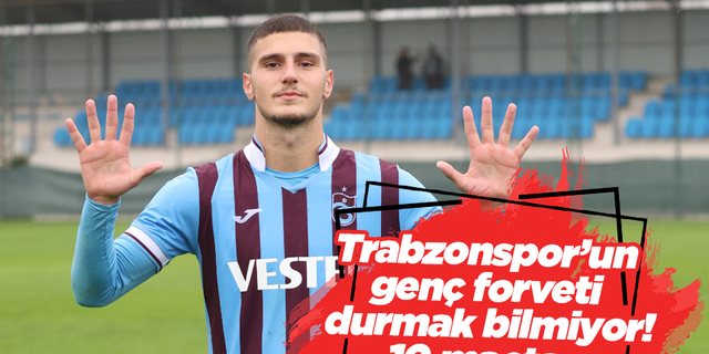 Trabzonspor’un genç forveti durmak bilmiyor!
