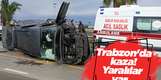 Trabzon'da kaza! Yaralılar var...
