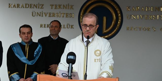 KTÜ Rektörü Prof. Dr. Hamdullah Çuvalcı: “Türkiye Cumhuriyeti’ni terörle sindiremezsiniz”