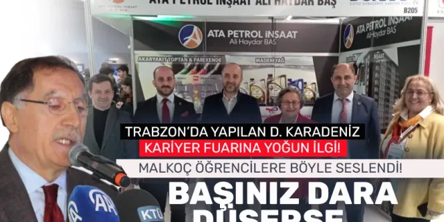 Cumhurbaşkanlığı koordinesinde Trabzon'da yapılan 4. Doğu Karadeniz Kariyer Fuarına büyük ilgi