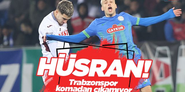 MAÇ SONUCU | Çaykur Rizespor 1-0 Trabzonspor