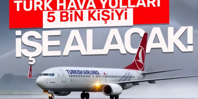 Türk Hava Yolları, bu yıl 5 bin kişiyi işe alacak!