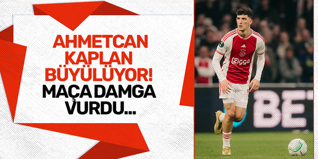 Ahmetcan Kaplan Ajax taraftarını büyülemeye devam ediyor!