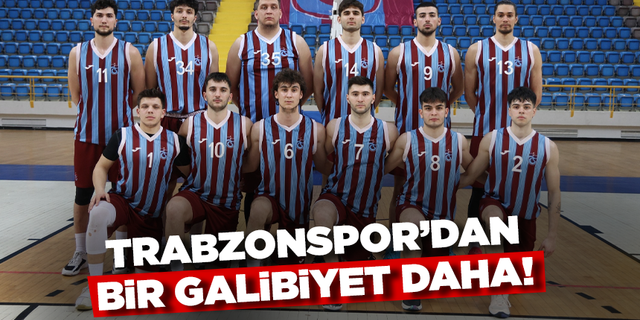 Trabzonspor galibiyet ile devam ediyor