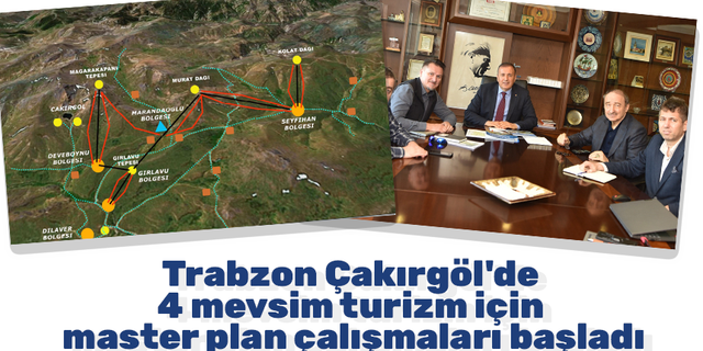 Trabzon Çakırgöl'de 4 mevsim turizm için master plan çalışmaları başladı