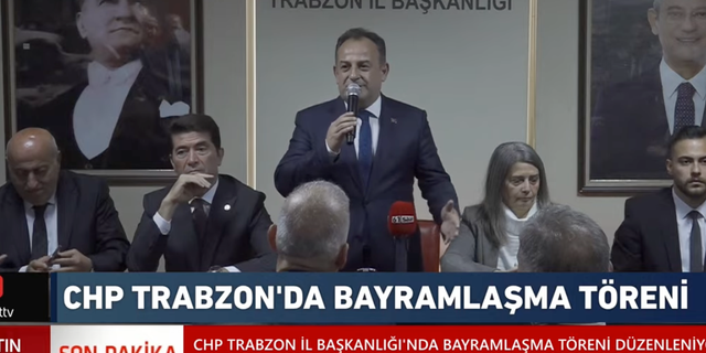 CHP Trabzon’da bayramlaşma töreni düzenlendi