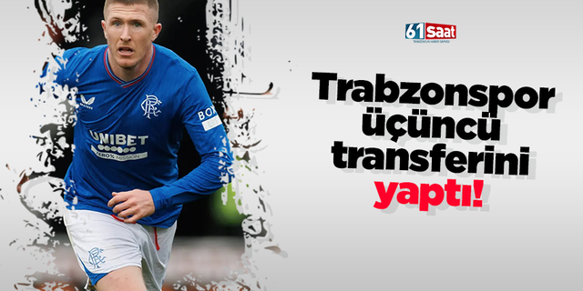 Trabzonspor üçüncü transferini yaptı!