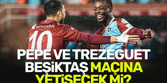 Trezeguet ve Pepe, Beşiktaş maçına yetişecek mi?