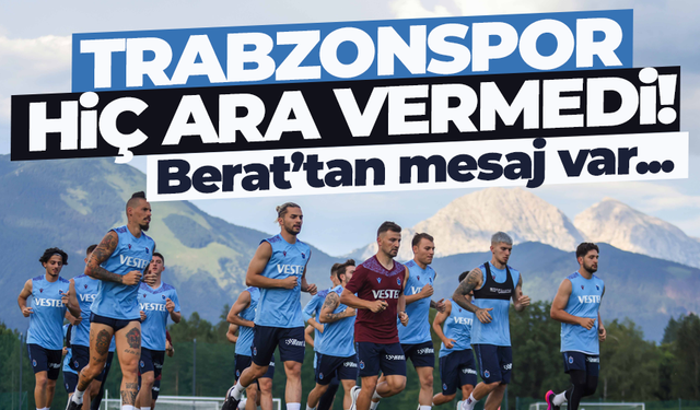 Trabzonspor Slovenya'da yeni sezona hazırlanıyor...