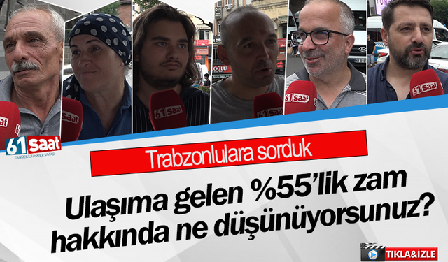 Trabzonluların dolmuş zammına tepkileri ! İşte verilen cevaplar…