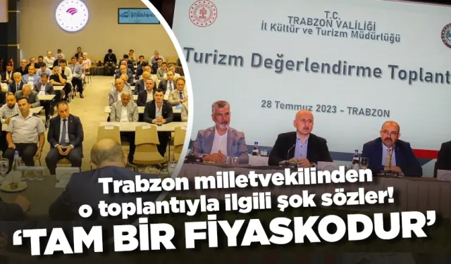 Yavuz Aydın, ‘’Bu şekilde devam ederse Trabzon’da turizm biter’’