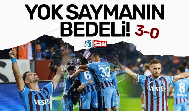 Trabzonspor Beşiktaş'ı zorlanmadan mağlup etti