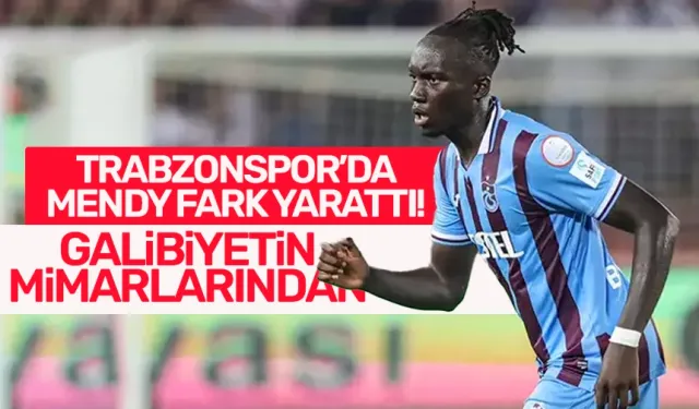 Trabzonspor'da Mandy, fark yarattı!
