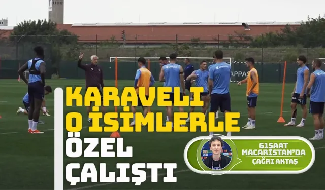 Trabzonspor'da Önder Karaveli, o isimleri özel çalıştırdı!