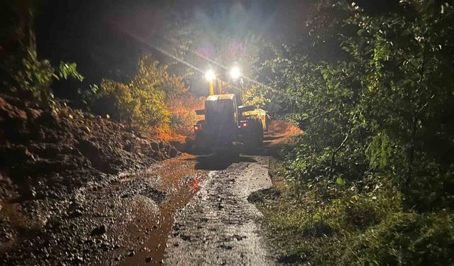 Şiddetli yağışlar Rize’de sel ve heyelanlara neden oldu