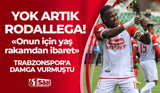 Yok artık Hugo Rodallega! Onun için yaş rakamdan ibaret