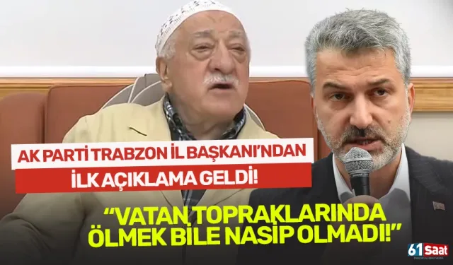 AK Parti'den ilk açıklama geldi! "Vatan topraklarında ölmek bile nasip olmadı"