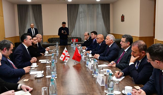 Trabzon heyetinden Gürcistan Dışişleri Bakanına ziyaret!