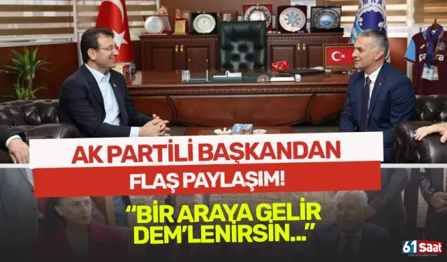 AK Partili Başkandan flaş paylaşım! "Oy devşirdin..."