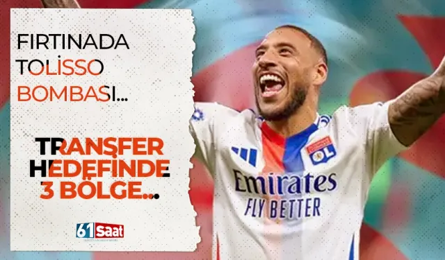 Trabzonspor'dan Tolisso bombası! Transfer hedefinde 3 bölge var