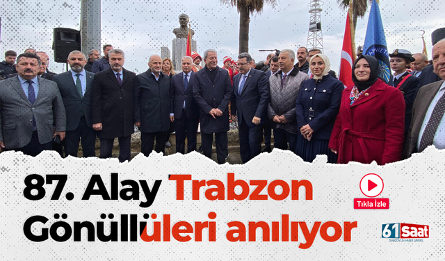 87. Alay Trabzon Gönüllüleri anılıyor