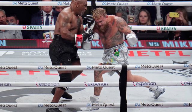 YouTuber Jake Paul, Mike Tyson'ı yendi!