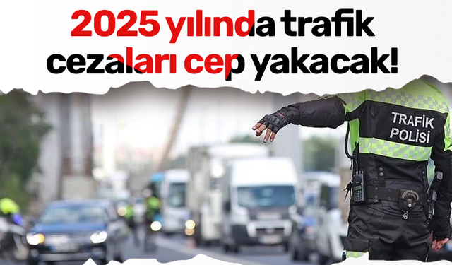 2025 yılında trafik cezaları cep yakacak!