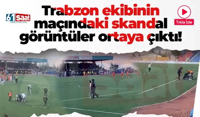 Trabzon ekibinin maçındaki skandal görüntüler ortaya çıktı! Sebat Gençlik Spor sahipsiz mi?