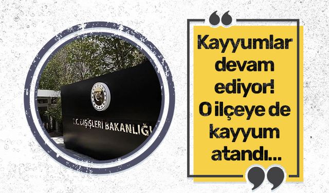 Kayyumlar devam ediyor! O ilçeye de kayyum atandı…