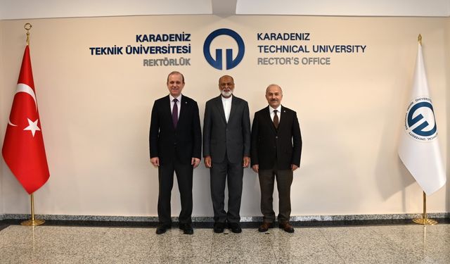 KTÜ Rektörü Prof. Dr. Hamdullah Çuvalcı’ya anlamlı ziyaret