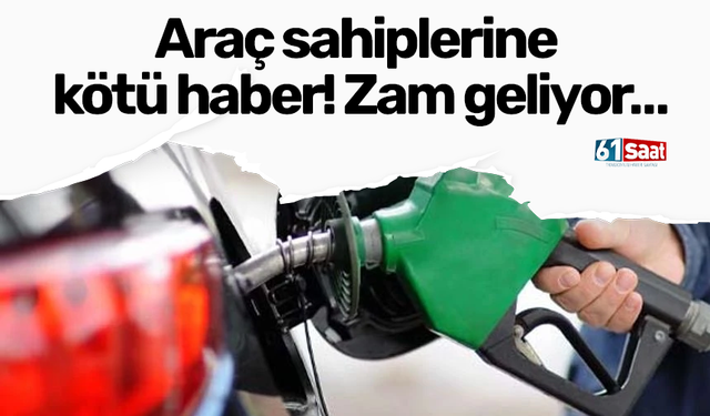 Araç sahiplerine kötü haber! Zam geliyor…