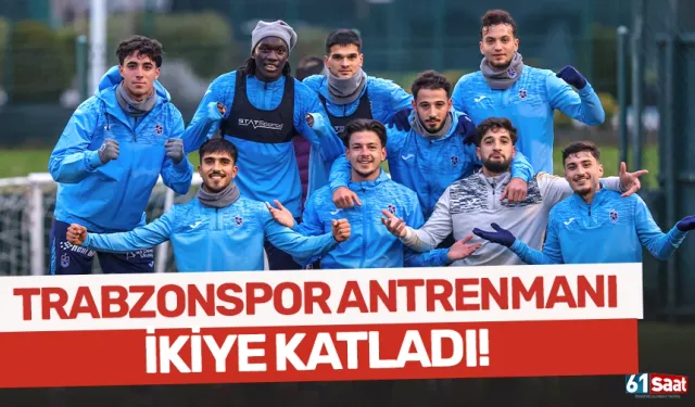 Trabzonspor, antrenmanı ikiye katladı!