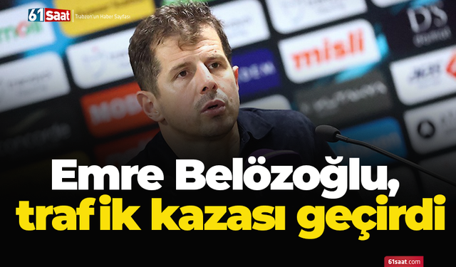 Emre Belözoğlu, trafik kazası geçirdi