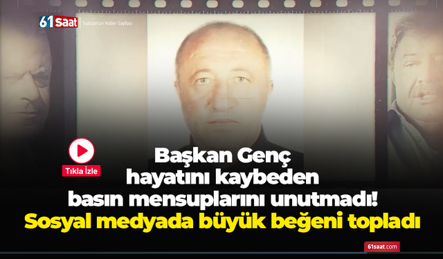 Başkan Genç hayatını kaybeden basın mensuplarını unutmadı