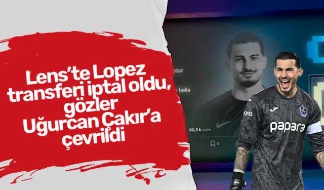 Lens’te Lopez transferi iptal oldu, gözler Uğurcan Çakır’a çevrildi