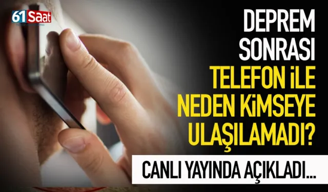 İstanbul'da depremde GSM operatörleri neden sorun yaşadığı belli oldu!